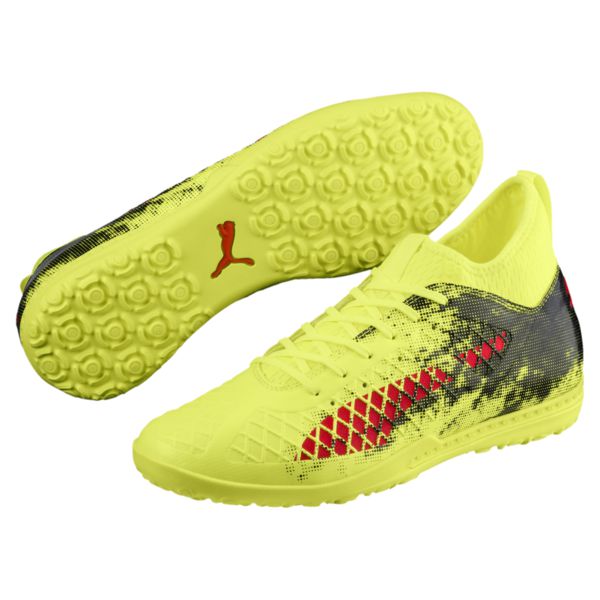 PUMA FUTURE 18.3 TT Turf Soccer Shoes - Fizzy Yellow - The Village Soccer Shop