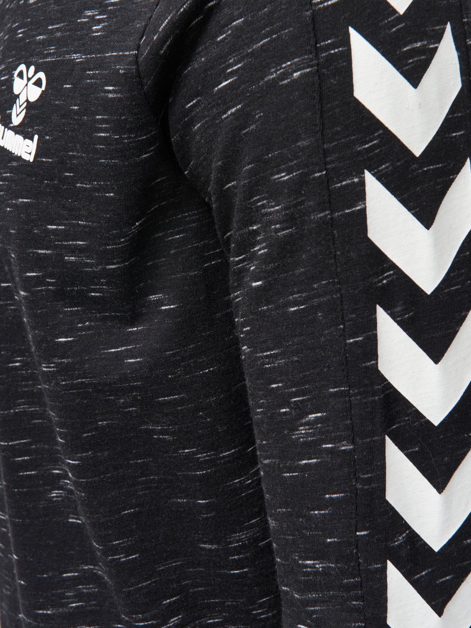 Hummel HML Glay Long Sleeve Tee - Heather Black - The Village Soccer Shop