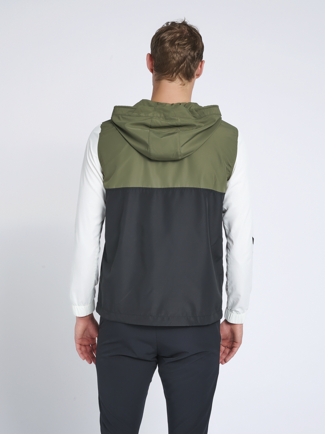 Hummel hmlATON Half Zip Jacket - Beetle