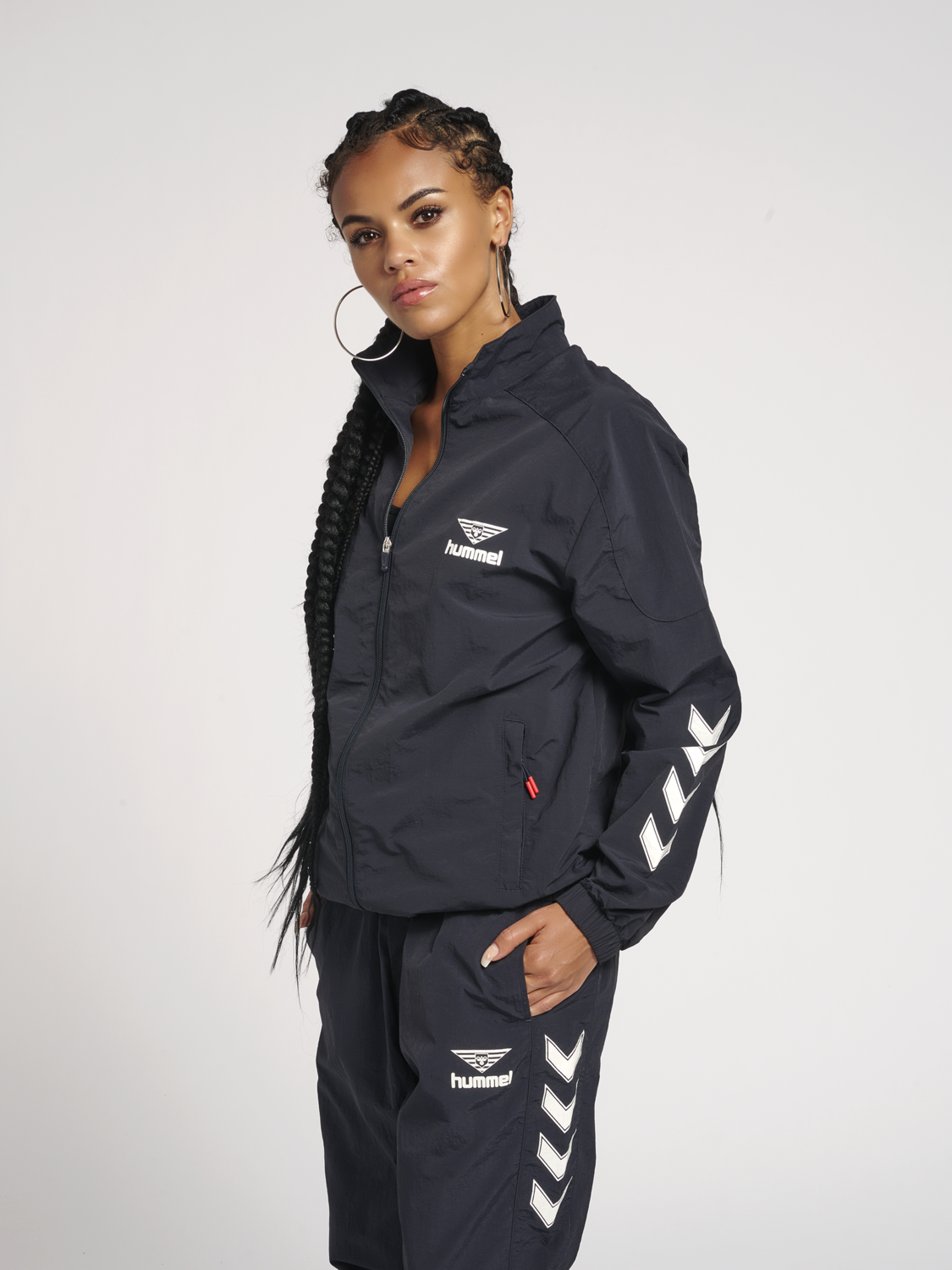 Hummel hmlNIKKI Zip Jacket - Dark Navy