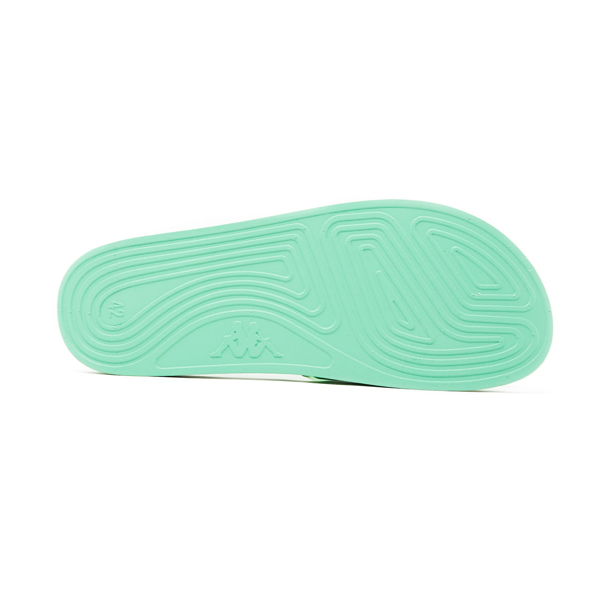 Kappa Authentic Aqua 1 Slides - Green Ash