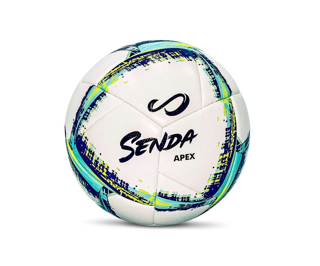 Senda Athletics Apex Match Soccer Ball - White/Blue