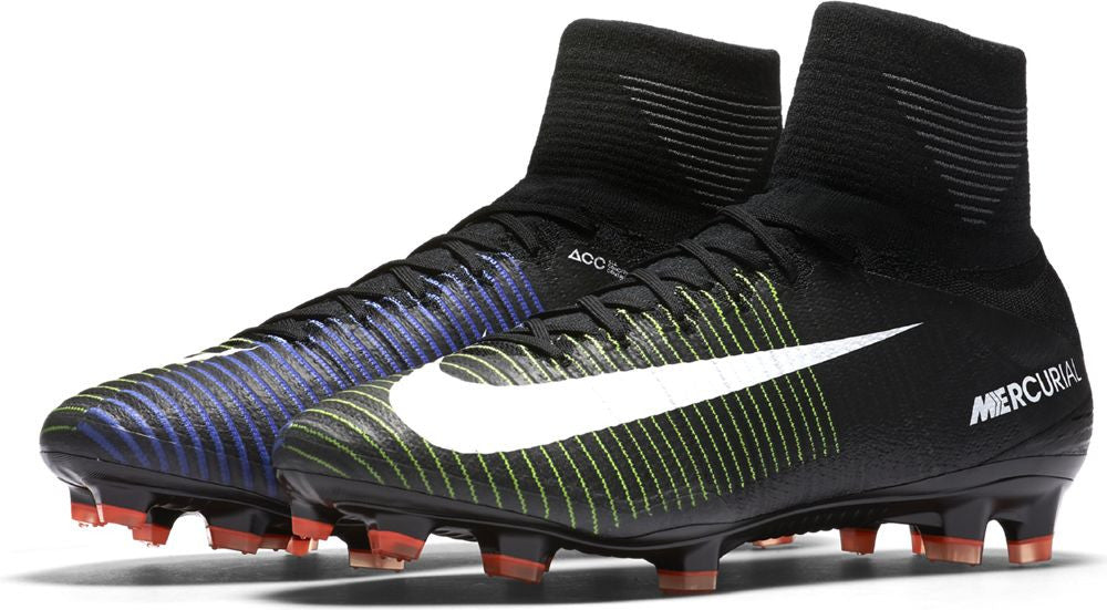 Nike Mercurial Superfly V FG Soccer Boots Black Electric Green