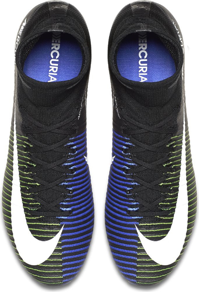 Nike Mercurial Superfly V FG Soccer Boots - Black/Electric Green