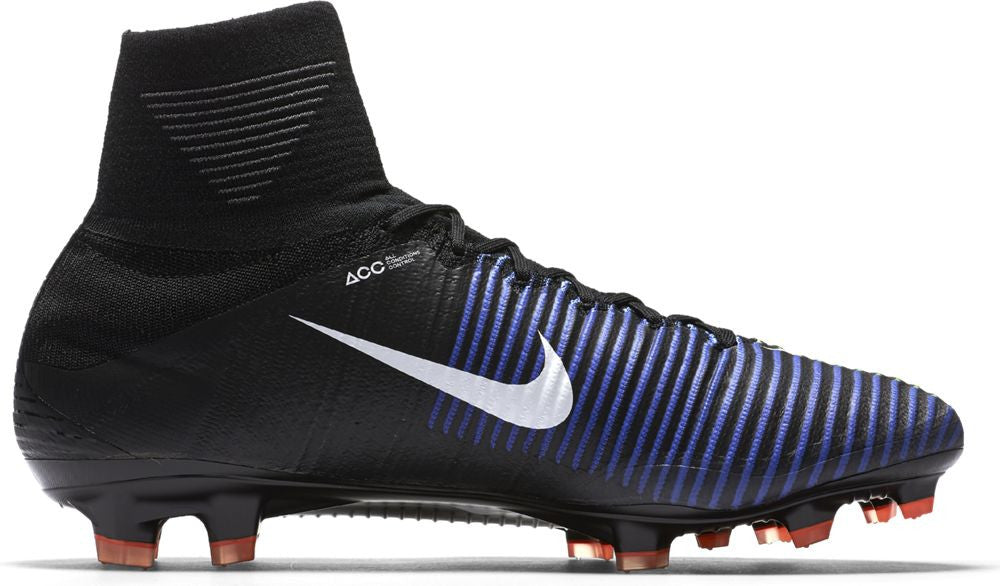Nike Mercurial Superfly V FG Soccer Boots - Black/Electric Green