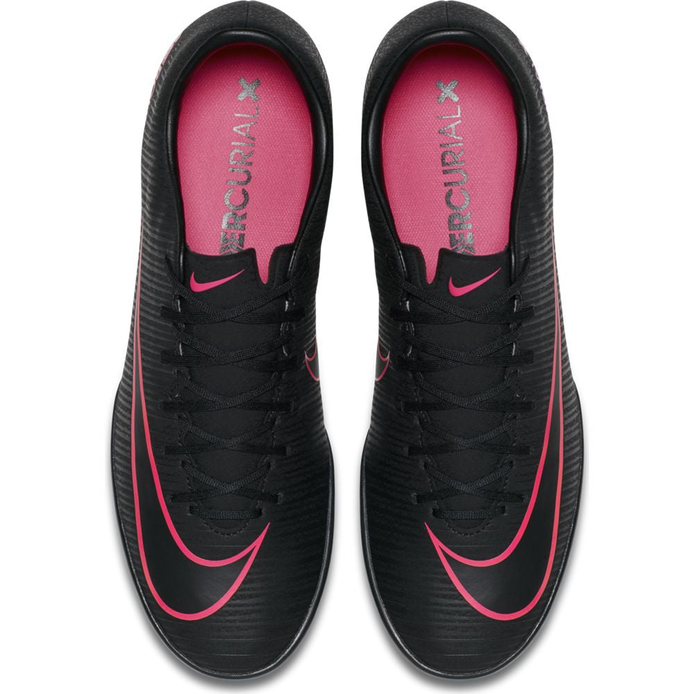 Nike Mercurial Victory VI TF Turf Soccer Shoes - Black/Black