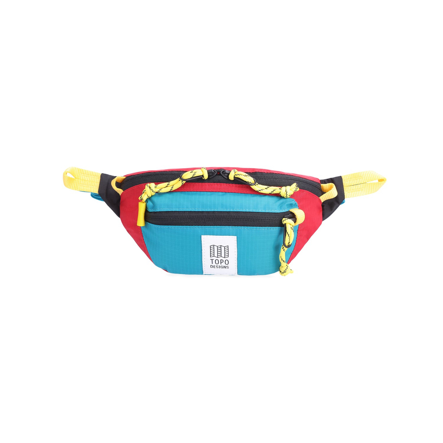 Topo Designs Mountain Waist Pack - Red/Turquoise