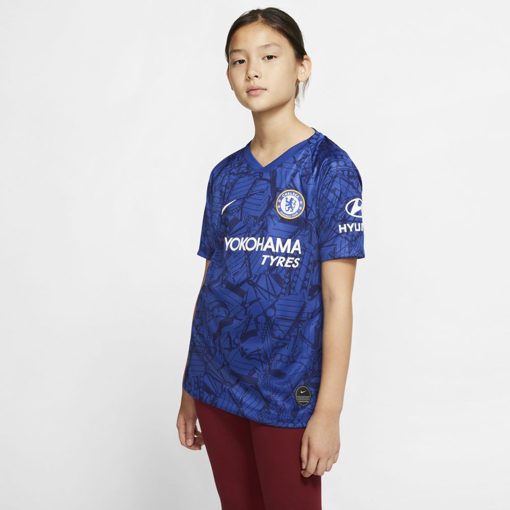 Nike Chelsea FC 2019/20 Stadium Home Big Kids' Soccer Jersey