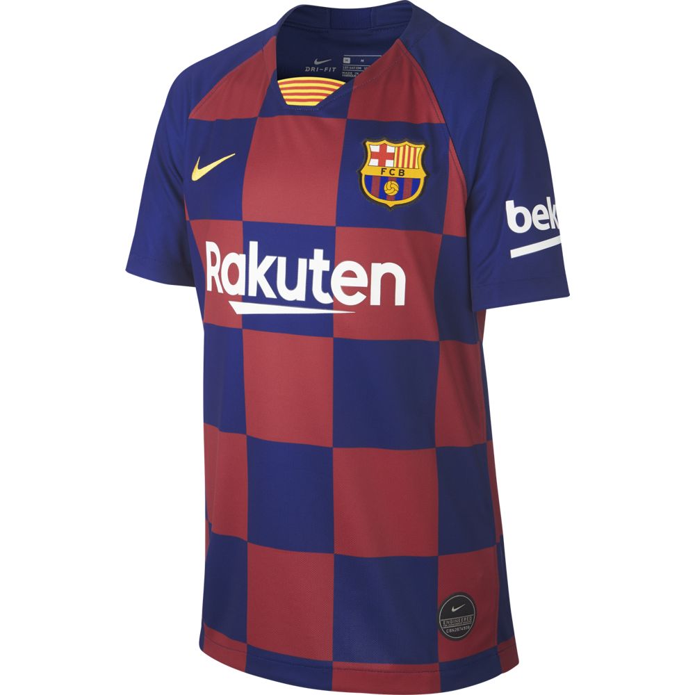 Nike FC Barcelona 2019/20 Stadium Home Big Kids' Soccer Jersey