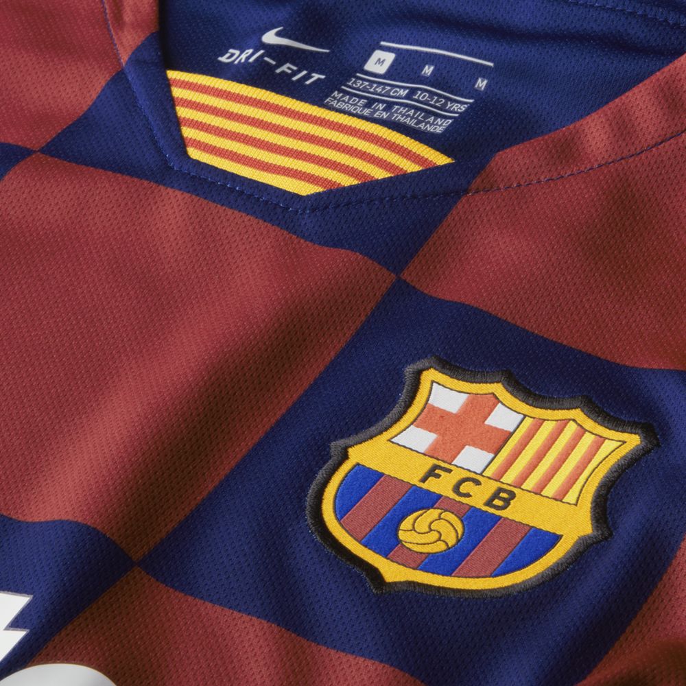 Nike FC Barcelona 2019/20 Stadium Home Big Kids' Soccer Jersey