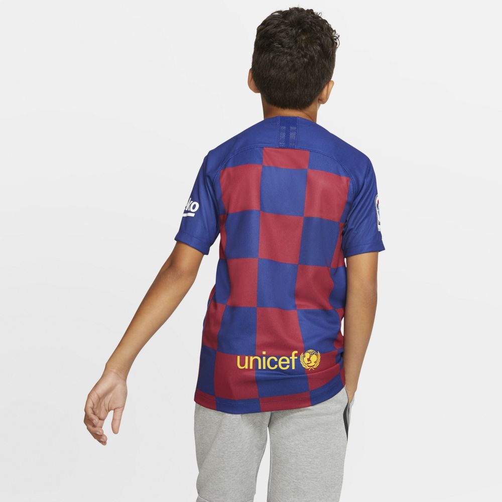 Nike FC Barcelona 2019/20 Stadium Home Big Kids' Soccer Jersey