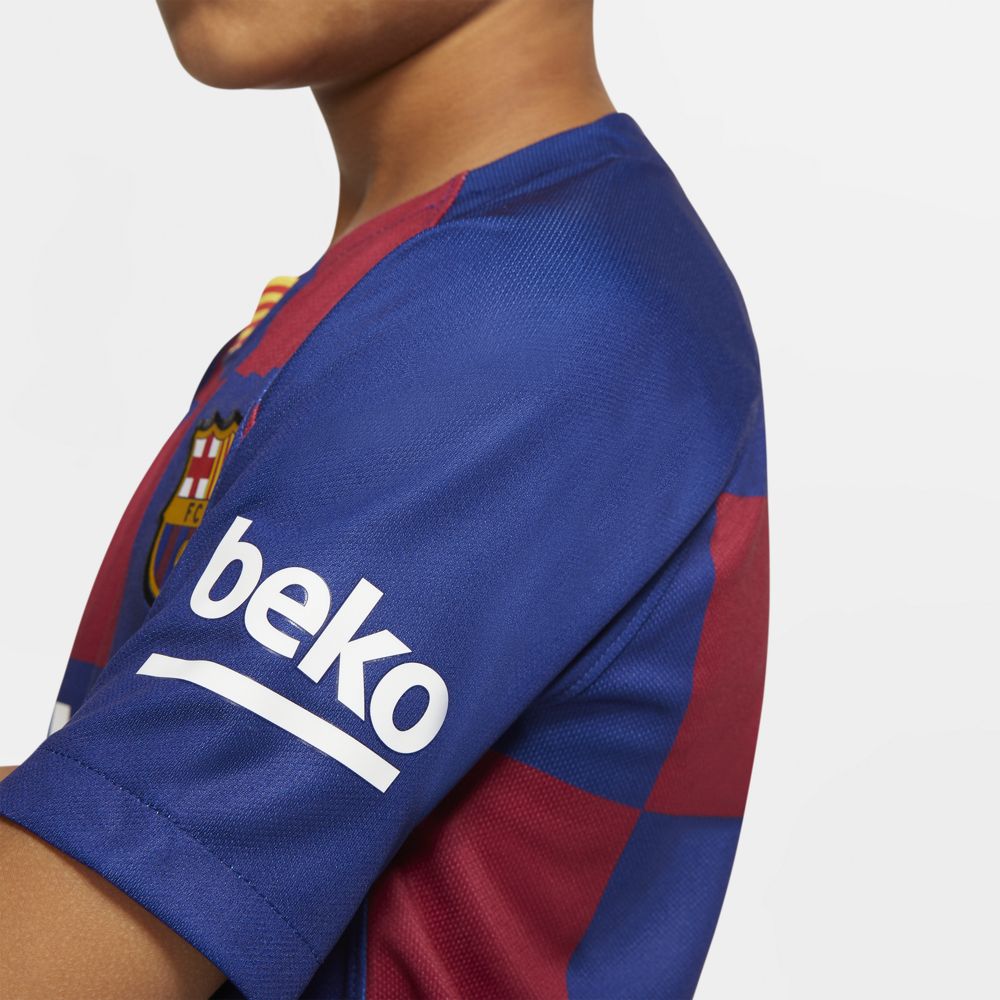 Nike FC Barcelona 2019/20 Stadium Home Big Kids' Soccer Jersey