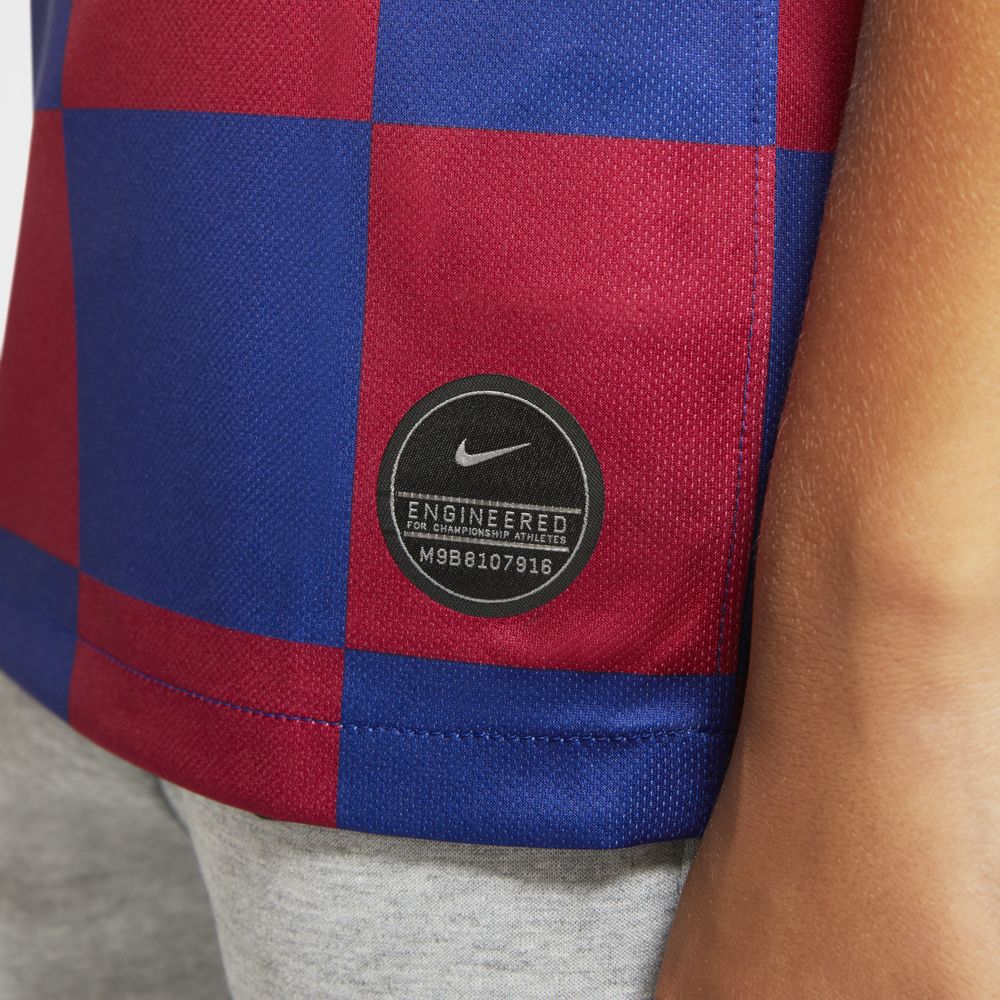 Nike FC Barcelona 2019/20 Stadium Home Big Kids' Soccer Jersey