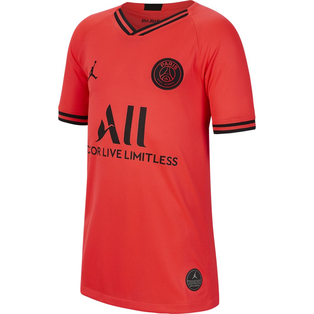 Nike Jordan x Paris Saint-Germain 2019/20 Stadium Away Big Kids' Soccer Jersey