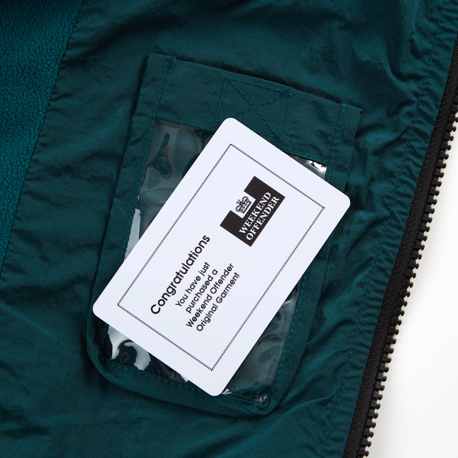 Weekend Offender Technician Windbreaker Jacket - Deep Pine