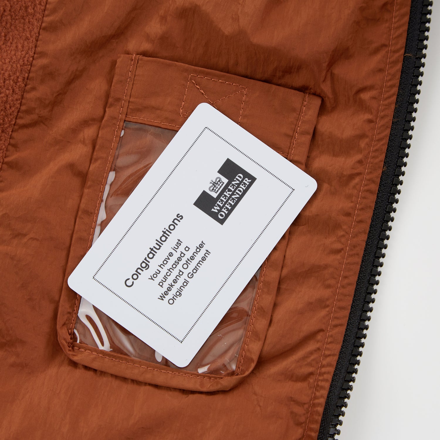 Weekend Offender Technician Windbreaker Jacket - Russet