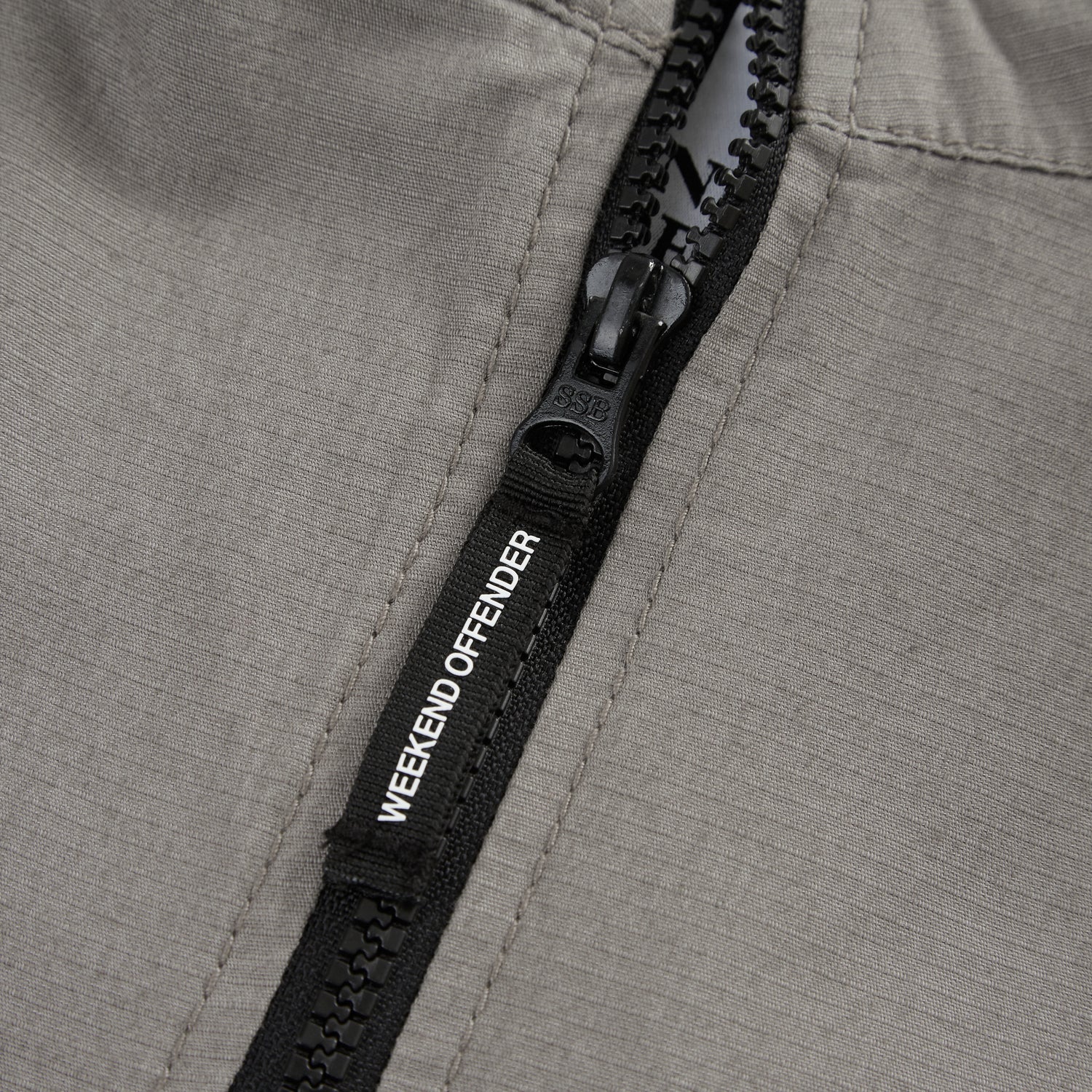 Weekend Offender Modafferi Quarter Zip Over Top Jacket - Pavement