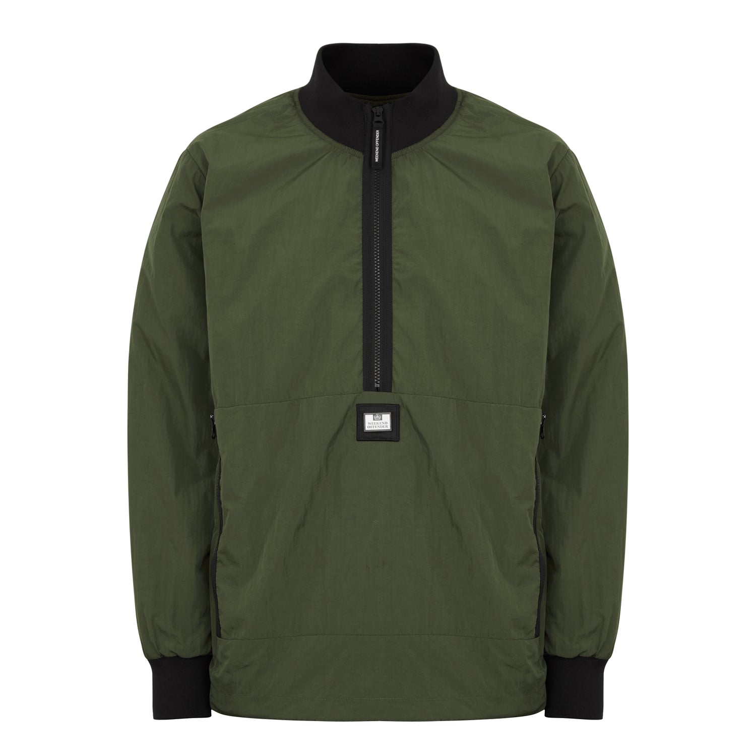 Weekend Offender Perez Over Top Jacket - Green Clay