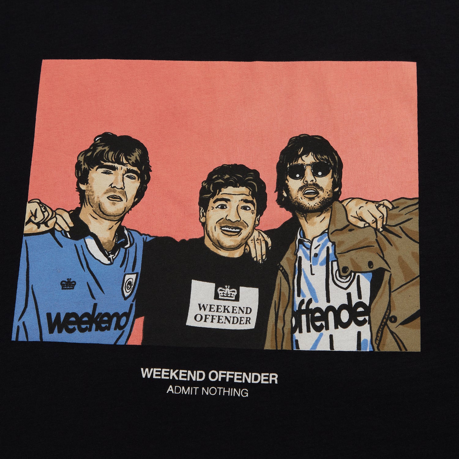 Weekend Offender Diego T-Shirt - Black
