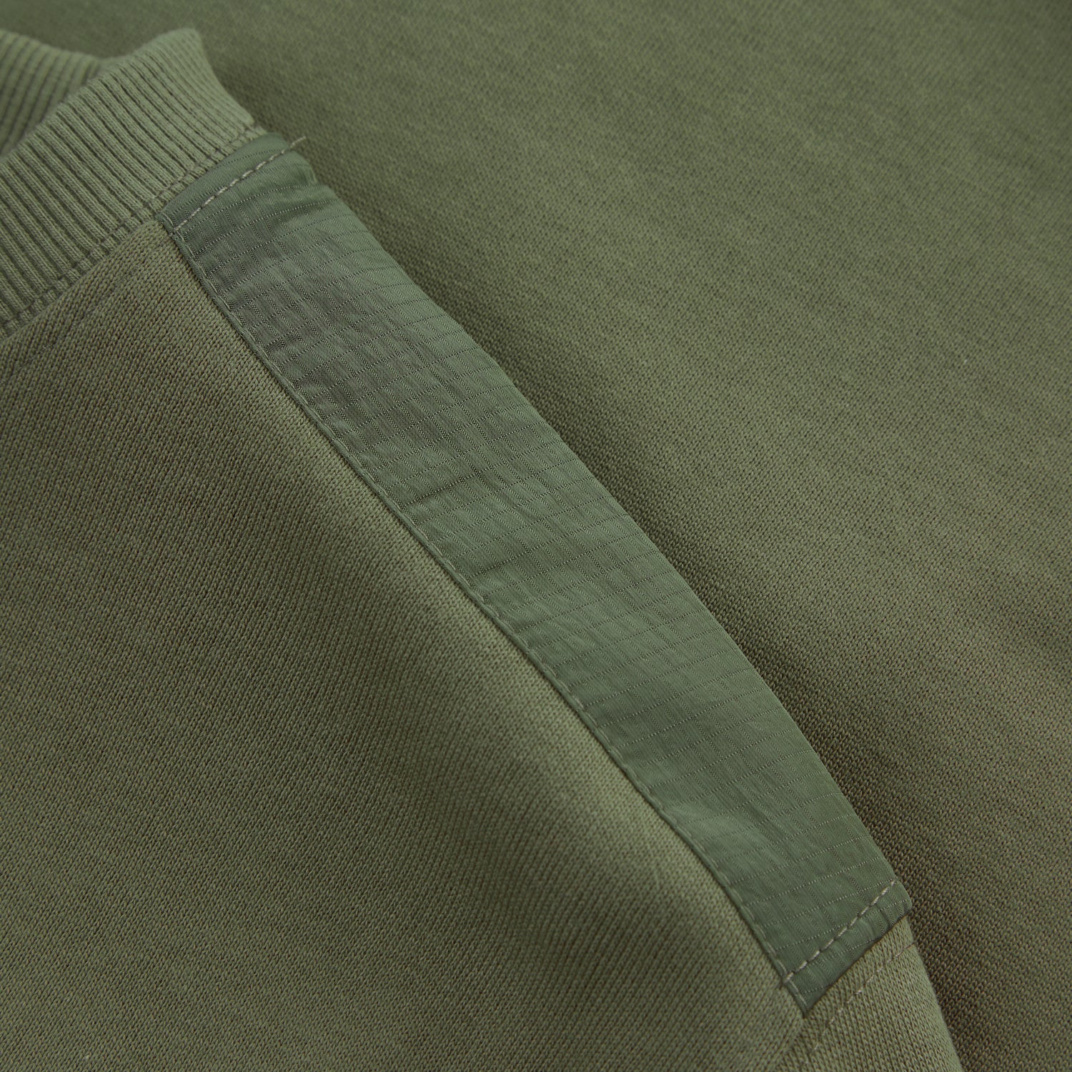 Weekend Offender F Bomb Badge Crewneck Sweatshirt - Green Clay