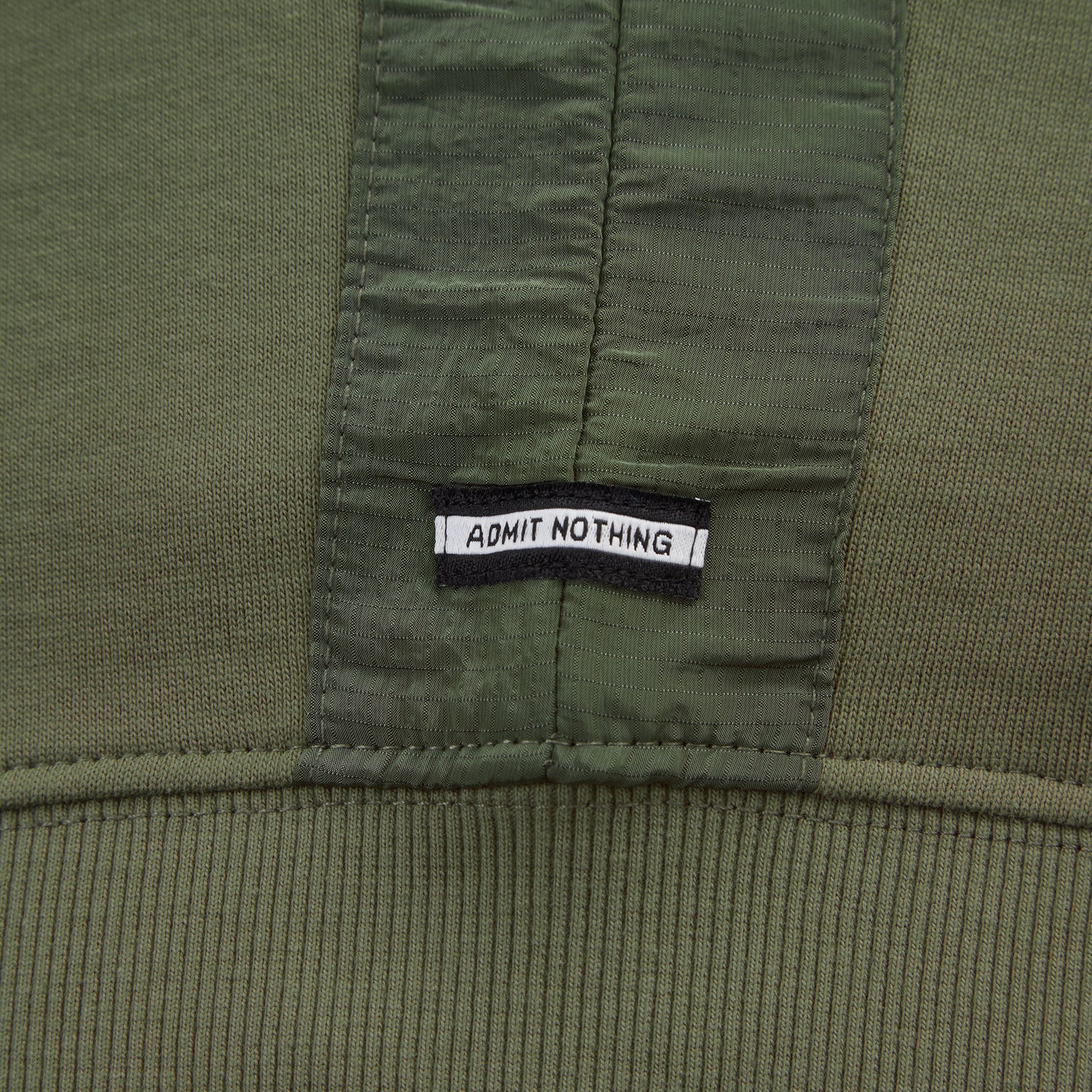 Weekend Offender F Bomb Badge Crewneck Sweatshirt - Green Clay