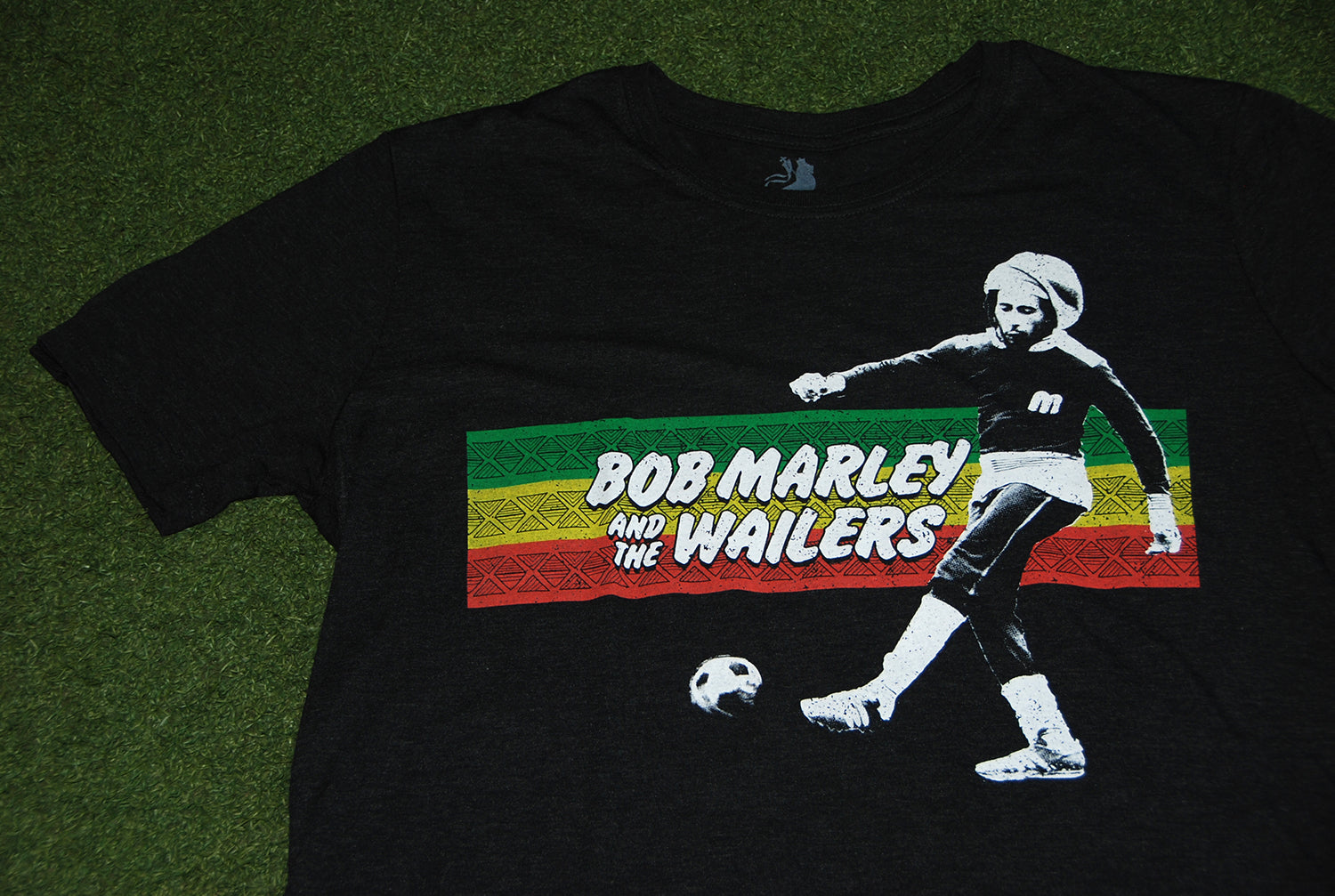 Bob Marley Rasta Stripe Soccer T-shirt - The Village Soccer Shop