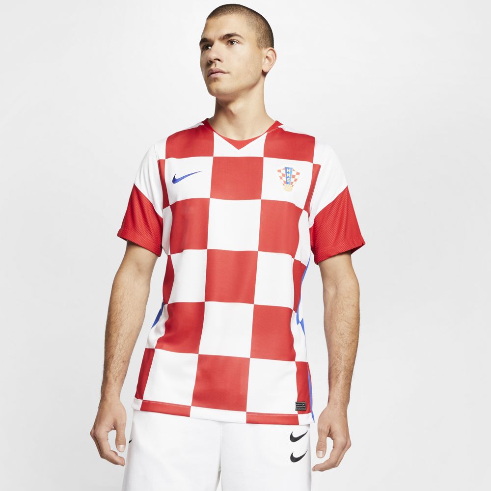 Nike Croatia 2020 Stadium Home Mens Soccer Jersey