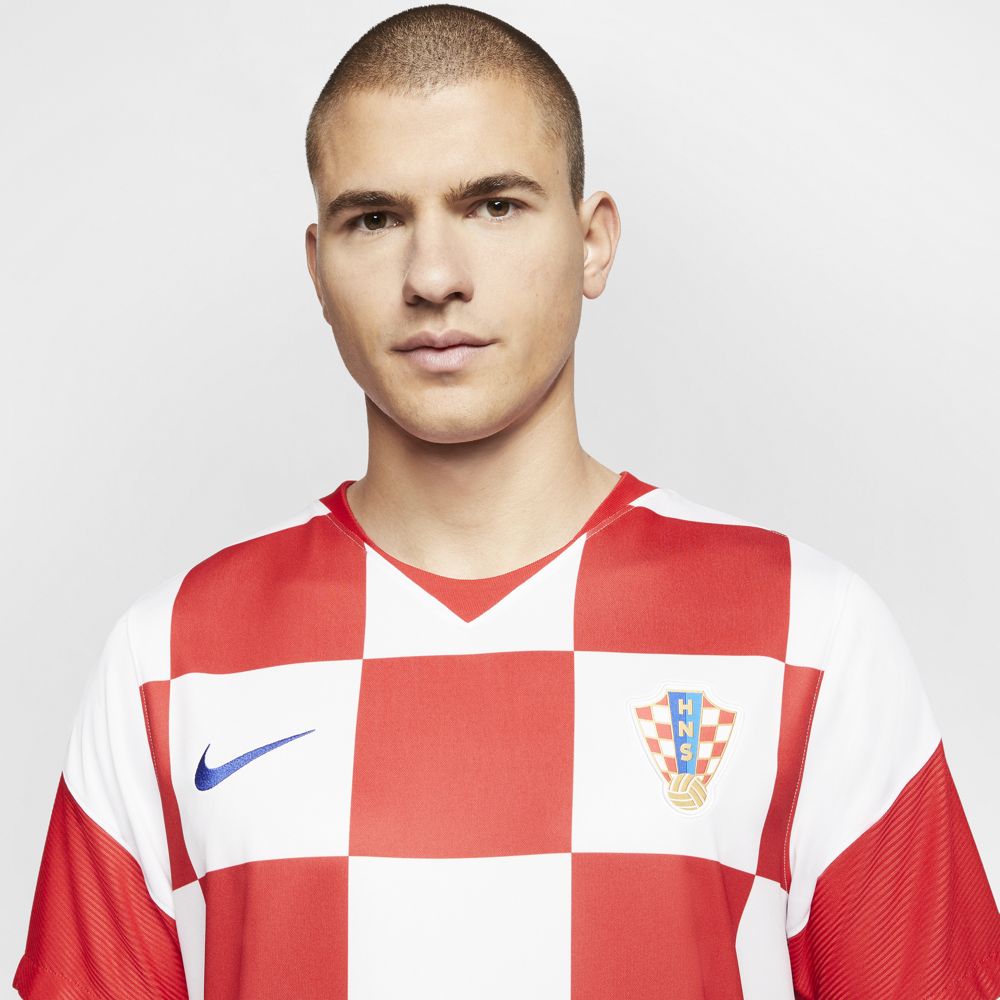 Nike Croatia 2020 Stadium Home Mens Soccer Jersey