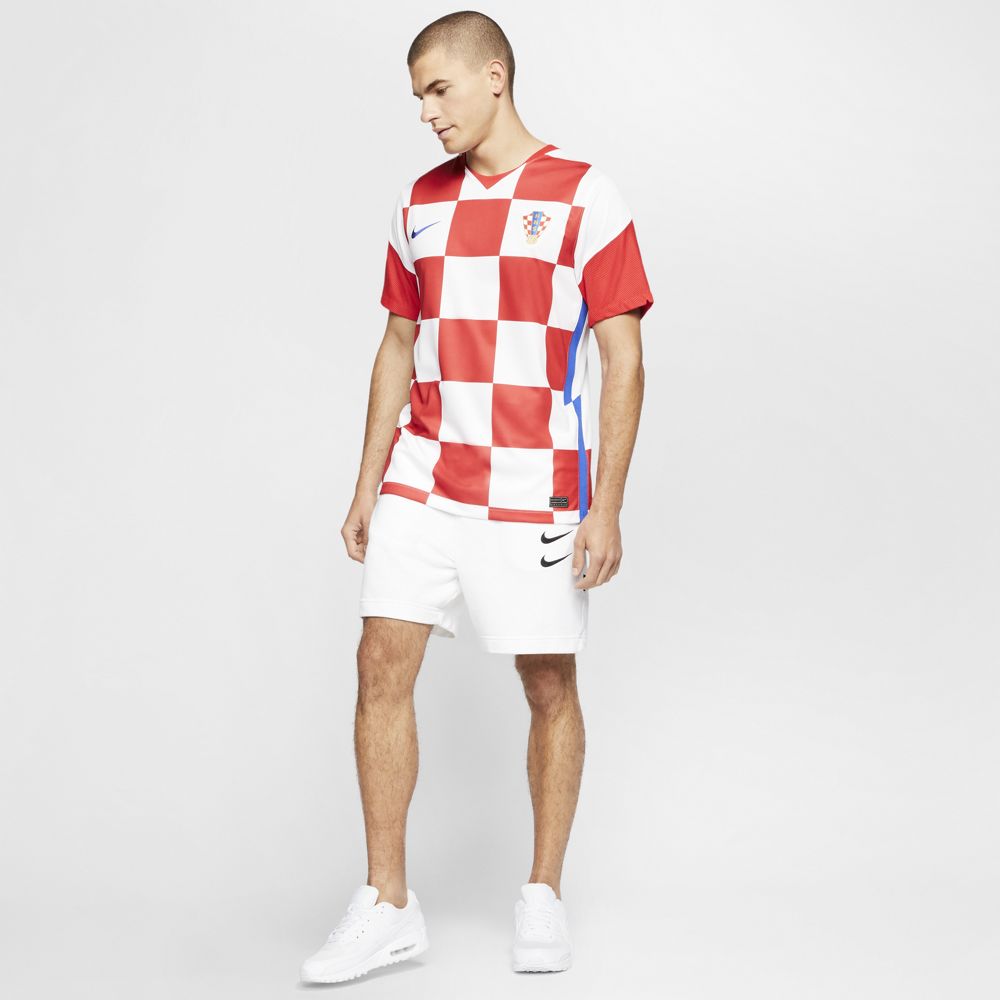 Nike Croatia 2020 Stadium Home Mens Soccer Jersey