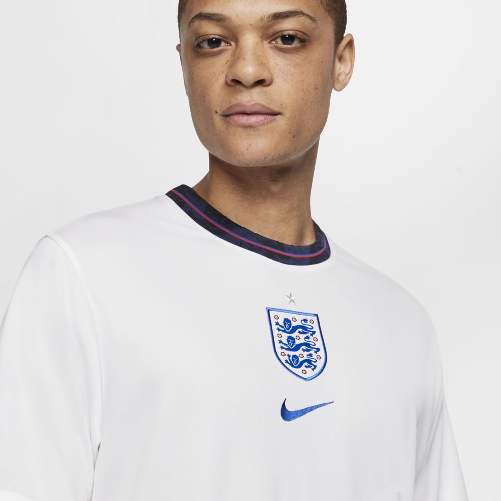 Nike England 2020 Stadium Home Mens Soccer Jersey