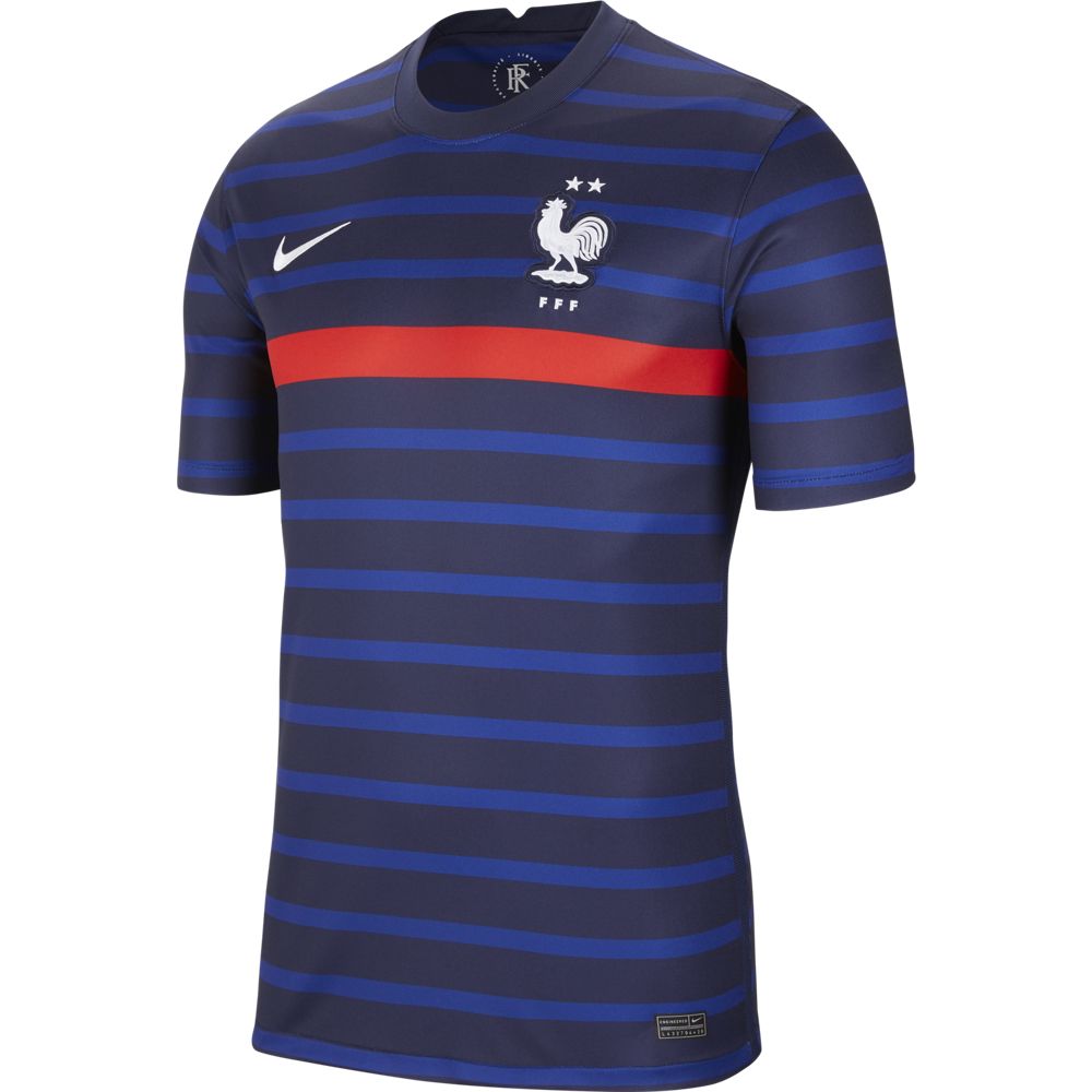 Nike France 2020 Stadium Home Mens Soccer Jersey