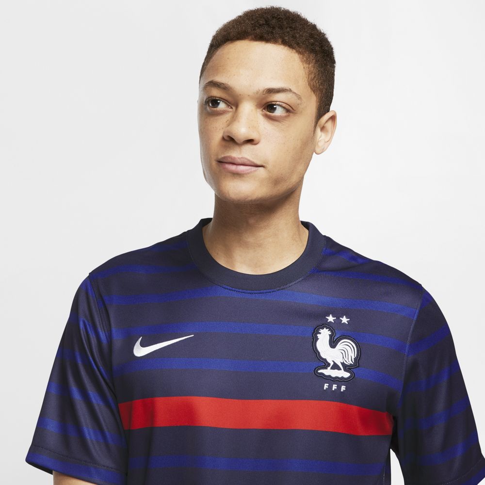 Nike France 2020 Stadium Home Mens Soccer Jersey