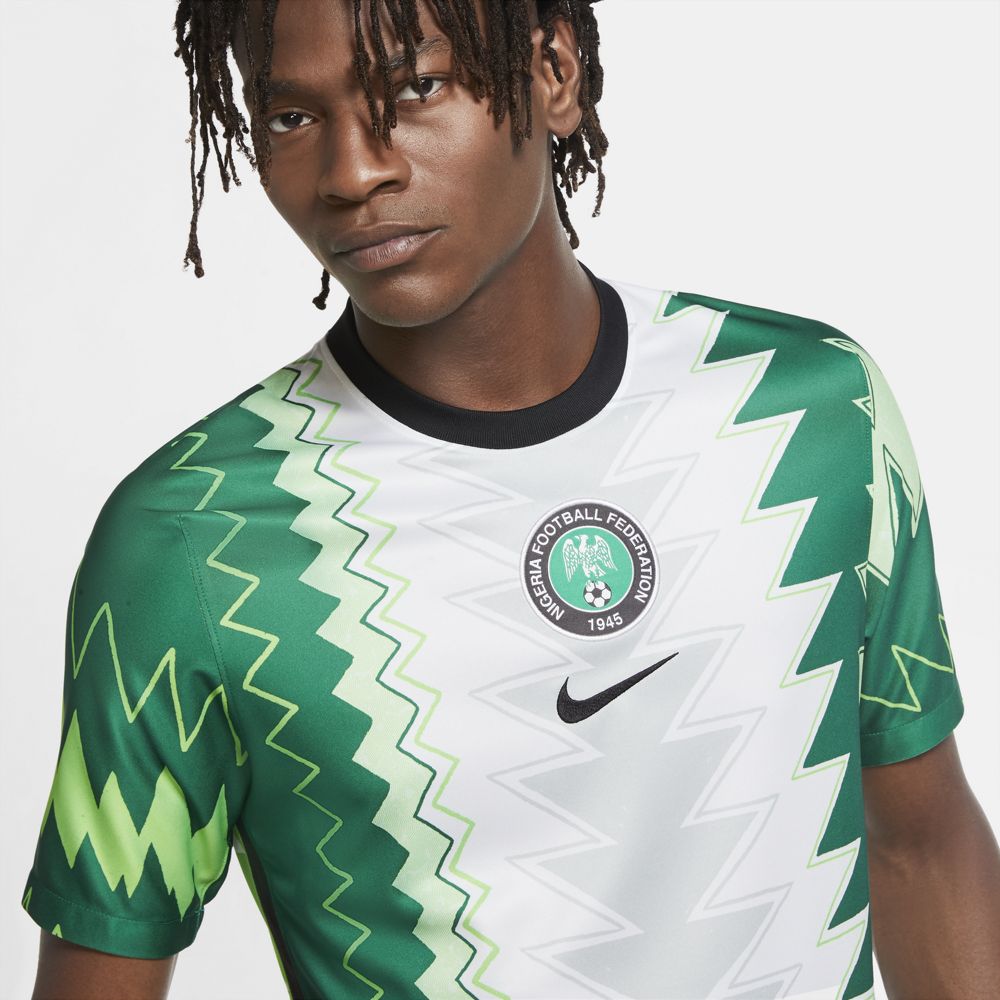 Nike Nigeria 2020 Stadium Home Mens Soccer Jersey