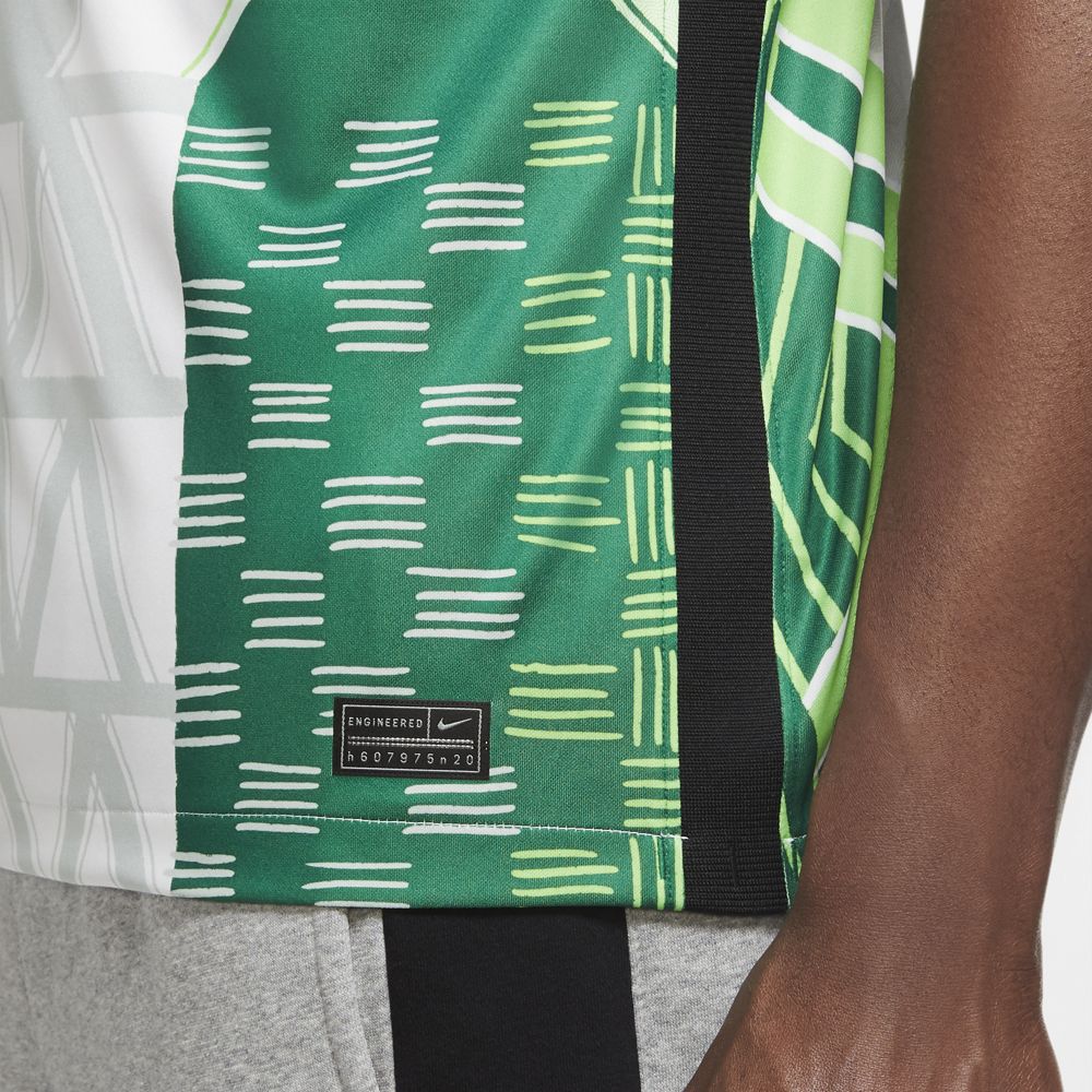 Nike Nigeria 2020 Stadium Home Mens Soccer Jersey