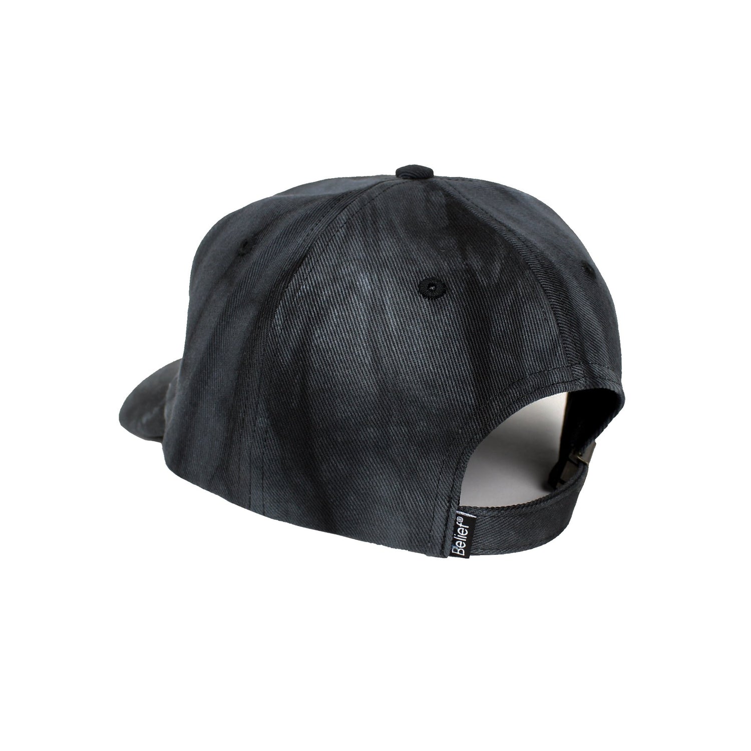 Belief NYC Tie Dye Logo 6 Panel - Black