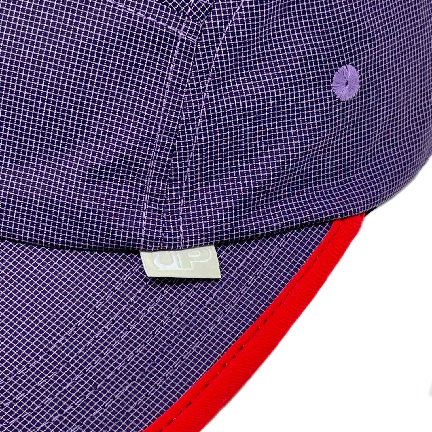 Utopian Projects Patrol Long Bill - UP08 Summit Grid - Purple/Flame