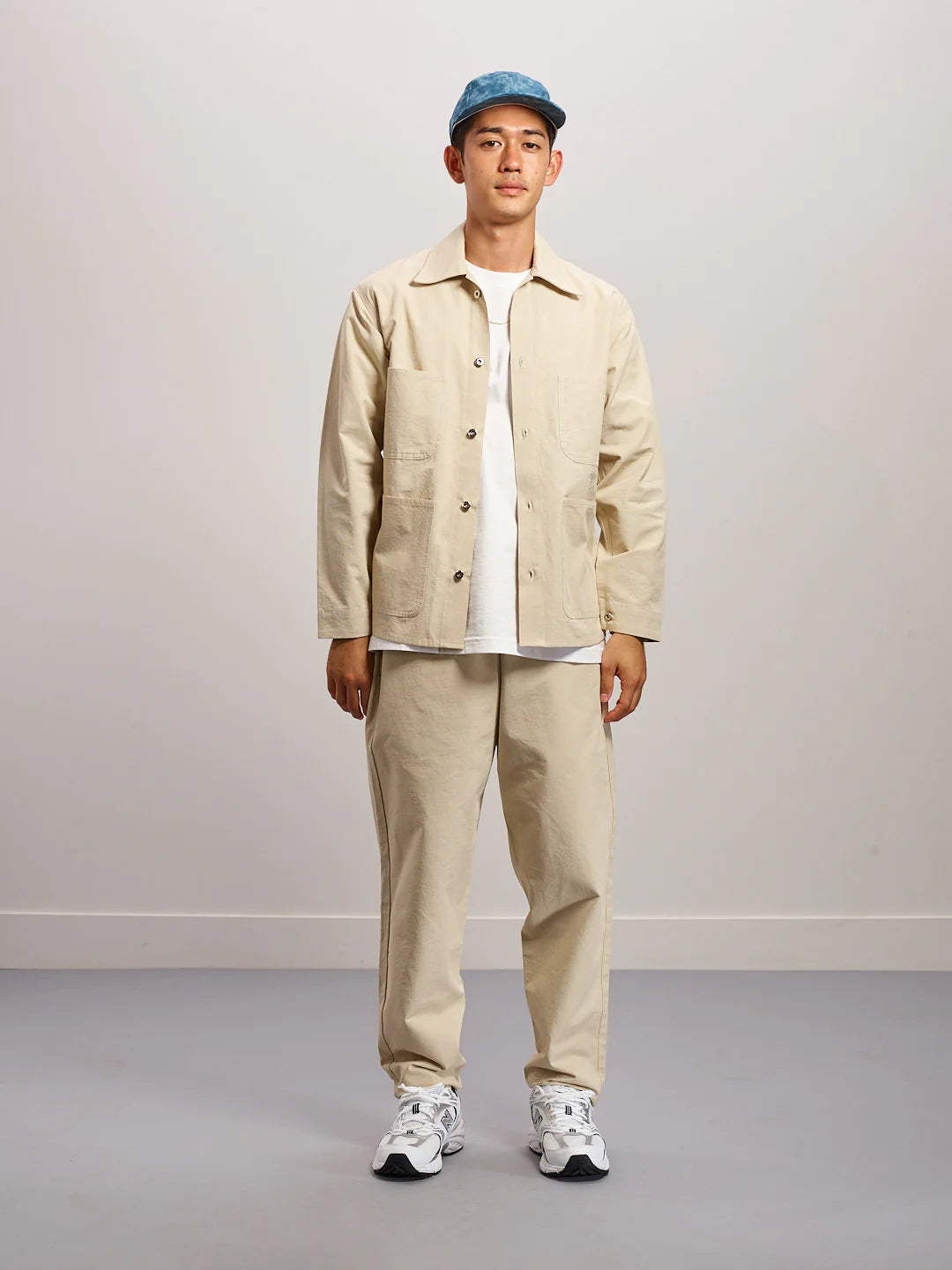 Lite Year Japanese Cotton Twill 6 Panel Cap - Cloud Navy