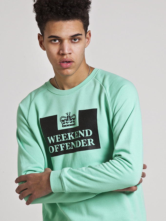 Weekend Offender Penitentiary Classic Crewneck - Teatree