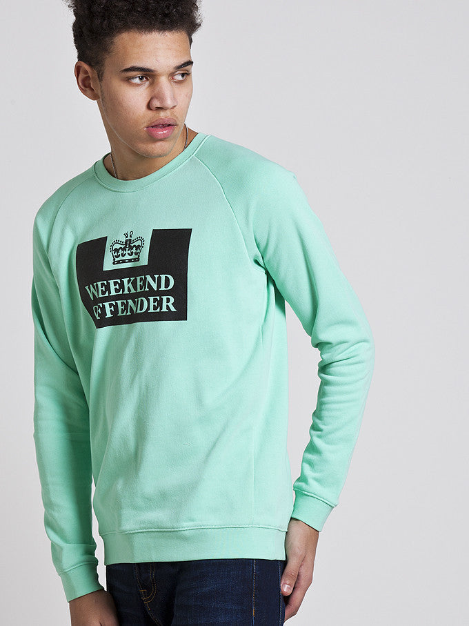 Weekend Offender Penitentiary Classic Crewneck - Teatree
