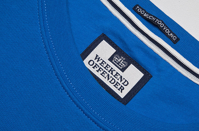 Weekend Offender Penitentiary Classic Crewneck - Bondi Blue