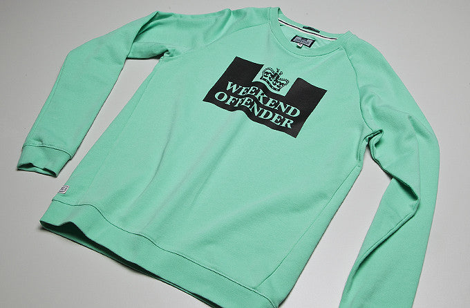 Weekend Offender Penitentiary Classic Crewneck - Teatree