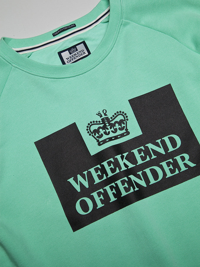 Weekend Offender Penitentiary Classic Crewneck - Teatree