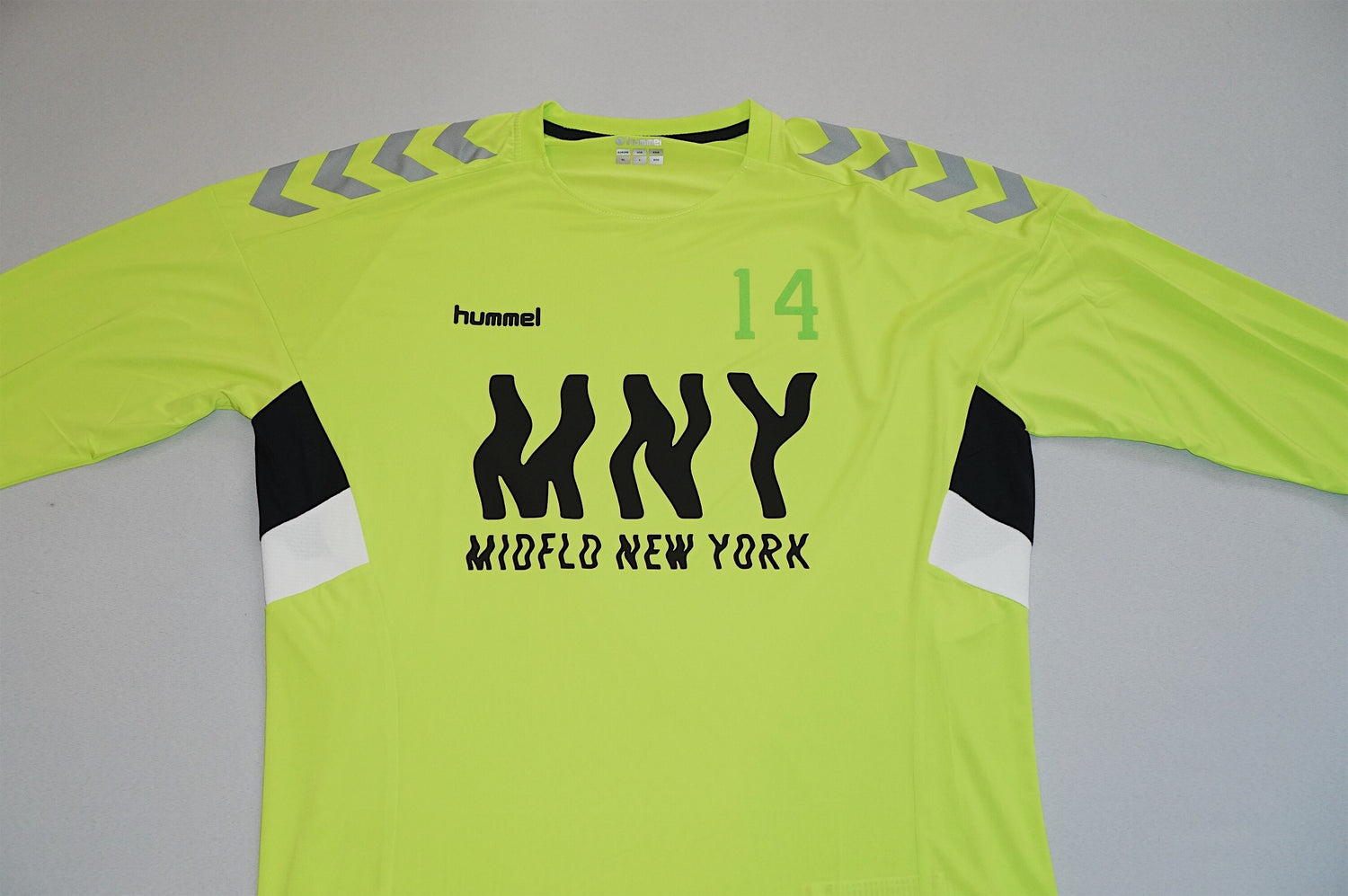 MIDFLD x Hummel - Attack in Waves Neon Long Sleeve Jersey