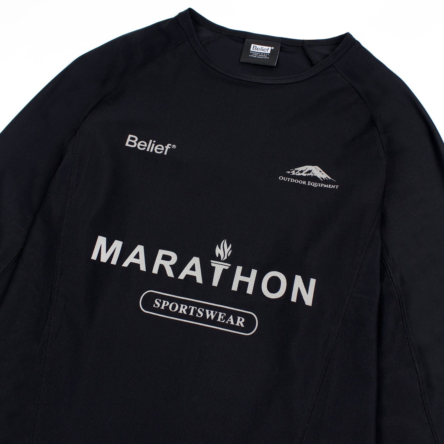 Belief NYC Marathon Mesh Jersey - Black