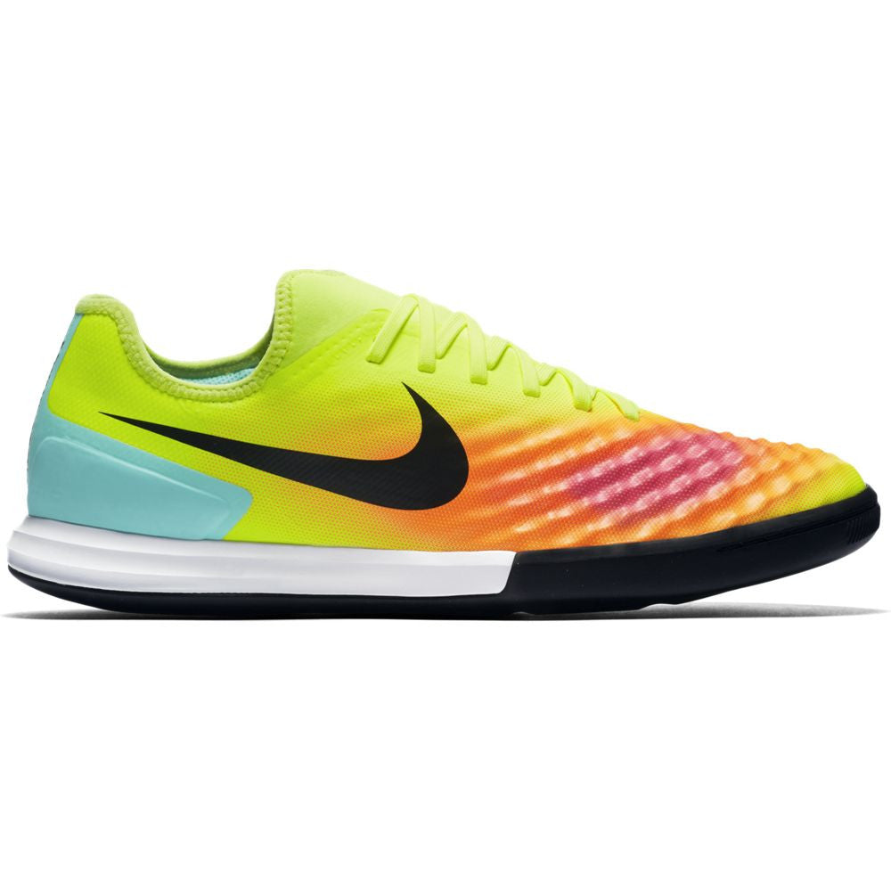 Nike MagistaX Finale II TF Turf Shoes Volt Black Total Orange Pink Blast