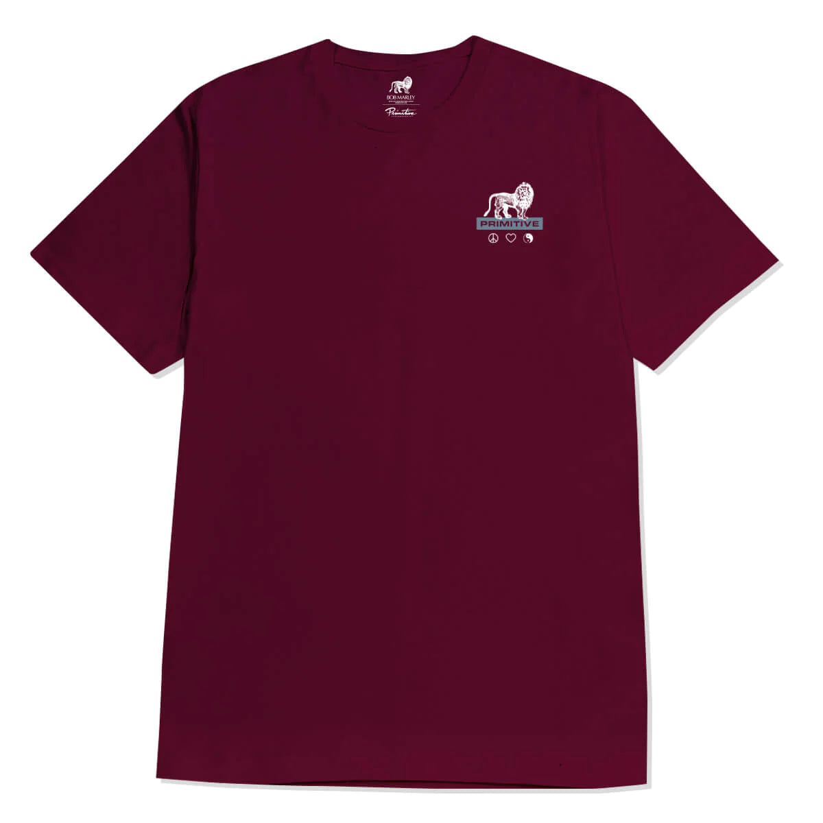 Primitive x Bob Marley Life Forever Tee - Burgundy