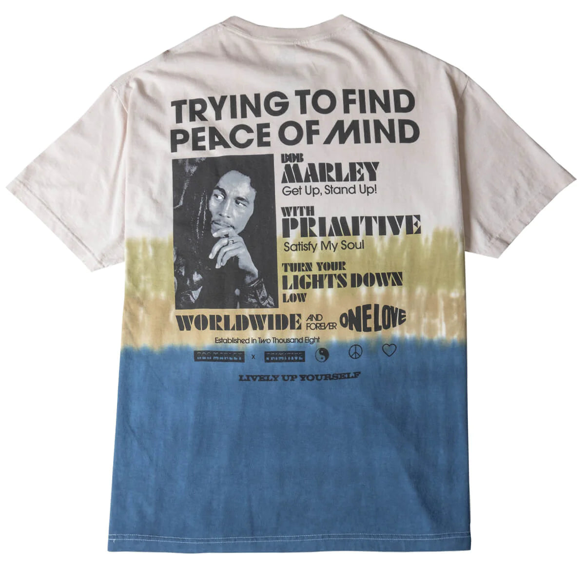 Primitive x Bob Marley Get Together Washed Tee