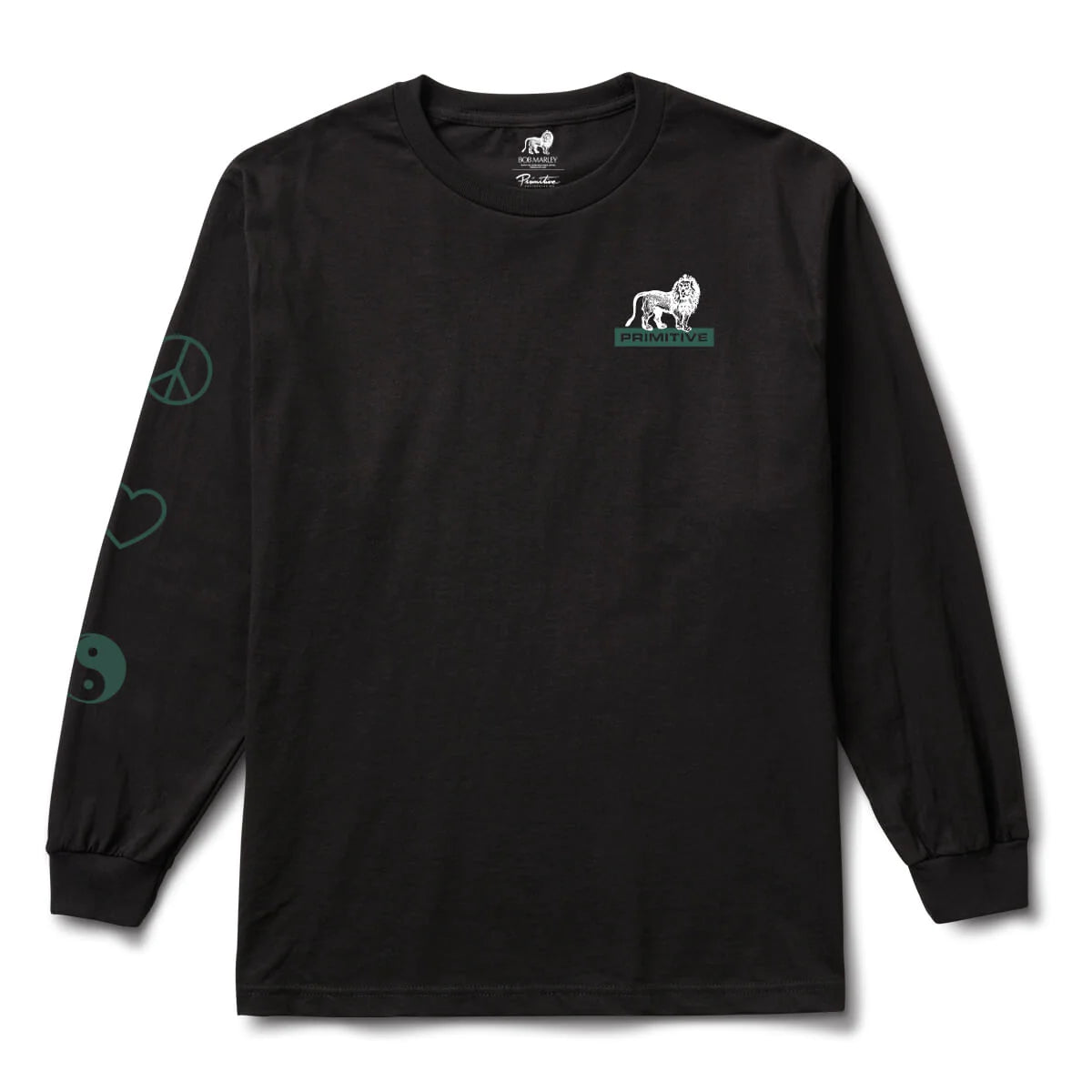 Primitive x Bob Marley Life Forever L/S Tee - Black