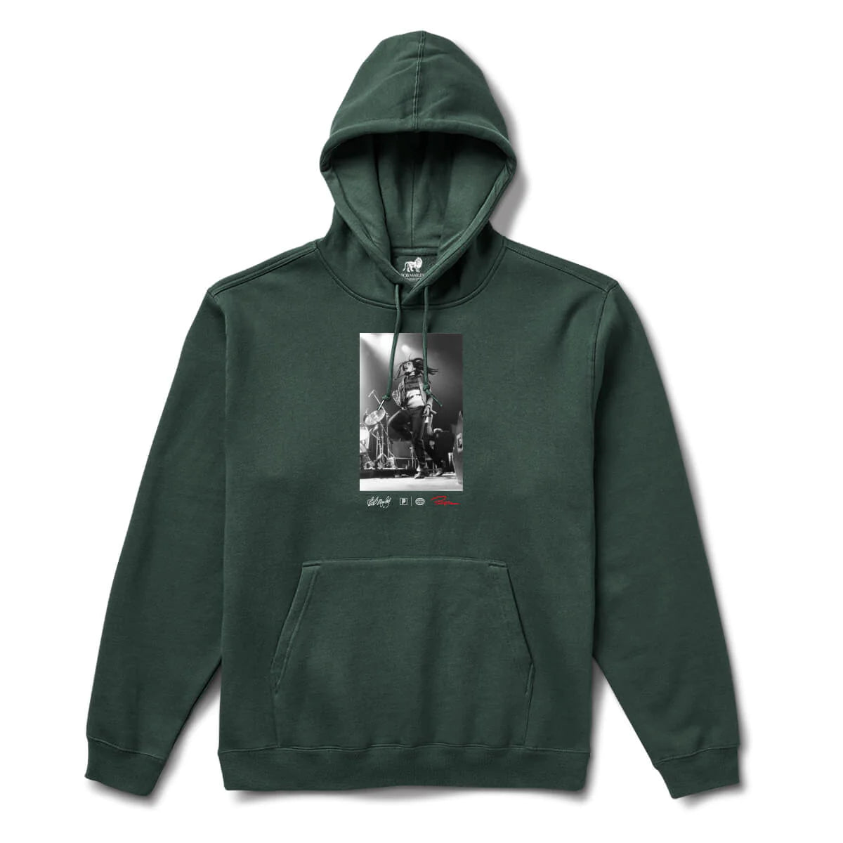 Primitive x Bob Marley Heartache Hoodie - Forest Green