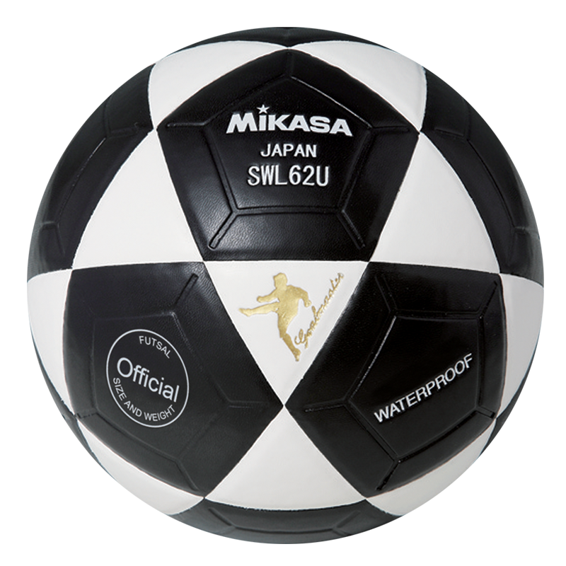 Mikasa Sports SWL62 Series Futsal Ball - Black/White